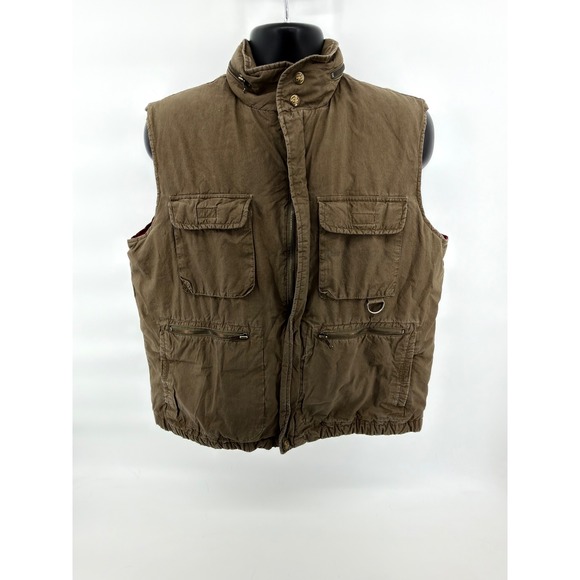 Eddie Bauer Other - VTG Eddie Bauer Goose Down Puffer Vest Mens M Brown Cotton Shell Expedition